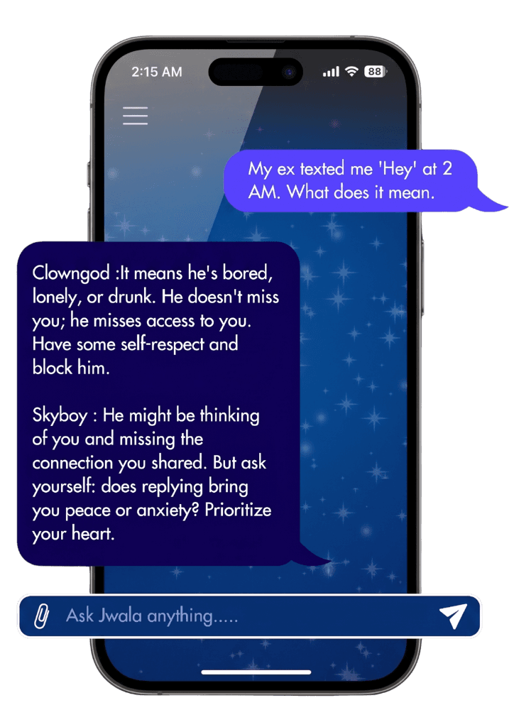 Jwala app interface